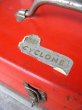 画像7: 1960'S　ツールボックス　CYCLONE　メタルボックス　工具箱　レッド　インダストリアル　アンティーク　ビンテージ (7)