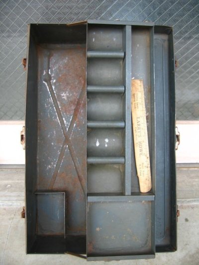 画像2: ツールボックス　1940'S　SHERMAN KLOVE TOOLS　メタルボックス　工具箱　インダストリアル　アンティーク　ビンテージ