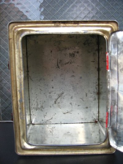 画像2: ティン缶　TIGER　蓋付き　タバコ缶　ショップディスプレイなどに　トラッシュカン　アンティーク　ビンテージ