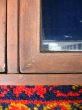 画像10: 1940’S　ショーケース　木枠ガラスショーケース　展示ケース　ディスプレーケース　ベルベット　薄型　鍵付き　アンティーク　ビンテージ (10)