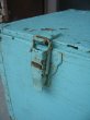 画像7: ウッドボックス　ペパーミントグリーン　木箱　ツールボックス　ストレージボックス　取手付き　シャビーペイント　アンティーク　ビンテージ (7)