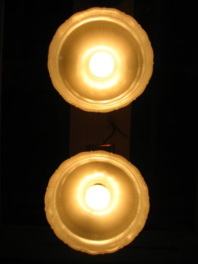 画像3: 1890’S 1900’S 1910'S　アーリーエレクトリック　シーリングライト　ミルクガラスシェード　真鍮　銅メッキ　ジャパンドメッキ　ジャパンカラー　アンティーク　ビンテージ