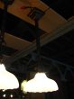 画像9: 1890’S 1900’S 1910'S　アーリーエレクトリック　シーリングライト　ミルクガラスシェード　真鍮　銅メッキ　ジャパンドメッキ　ジャパンカラー　アンティーク　ビンテージ (9)