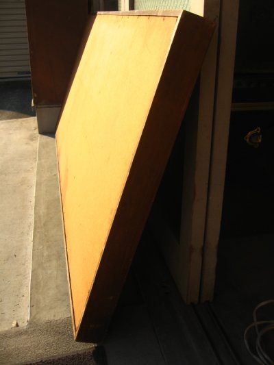 画像3: 1930’S 40'S　3セクション　大型　木枠ガラス ショーケース　展示ケース　卓上　壁面　ディスプレーケース　メニューケース　薄型　KEY　鍵付き　アンティーク　ビンテージ