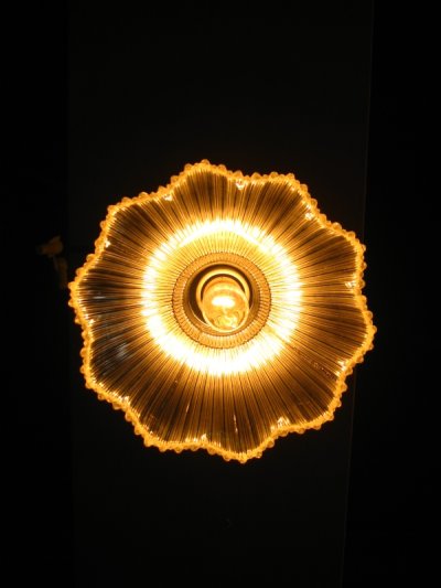 画像2: 1910’S 20'S　インダストリアル　シーリングライト　ベンジャミン アイアンマウント　フランクリン リフレクターカット ガラスシェード　FRANKLIN　BENJAMIN　1灯　アンティーク　ビンテージ