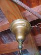 画像5: 1920年代　パンランプ　シーリングライト　ビクトリアン　アールデコ　4灯　シャンデリア　ベアバルブ　装飾　真鍮　銅　アンティーク　ビンテージ (5)