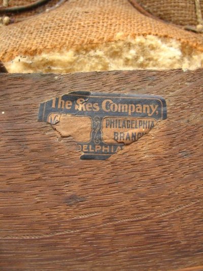 画像3: 1890'S 1900'S　The Sikes Company　ダイニングウッドチェア　猫脚　craw foot　椅子　アンティーク　ビンテージ