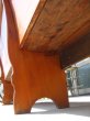 画像19: 1930’S 40'S　チャーチピュー　超大型　チャーチベンチ　椅子　シアターチェアー　ファブリック×ウッド　アンティーク　ビンテージ (19)