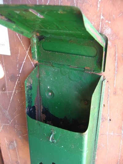 画像2: 1930’S 40'S　U.S.MAIL BOX　アメリカ　ポスト　メールボックス　壁掛け　メタル　グリーン　アンティーク　ビンテージ