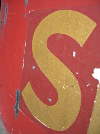 画像3: 1940’S 50'S　CHAMPION　SPARK PLUGS　両面　アイアン看板　リフレクター　チャンピオン　サイン　特大　アンティーク　ビンテージ