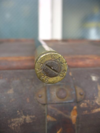 画像3: 弾丸モチーフ　ステッキ　杖　CANE　ケーン　ウッド　真鍮　オブジェ　アンティーク　ビンテージ
