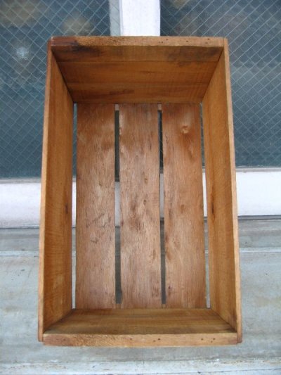 画像1: ウッドボックス　木箱　ストレージボックス　アドバタイジング　アンティーク　ビンテージ