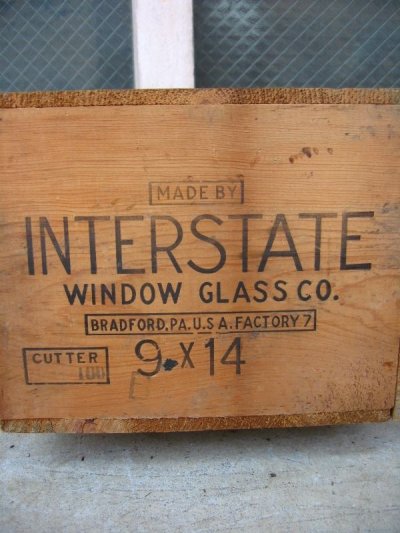 画像3: ウッドボックス　INTERSTATE window company　店舗什器　木箱　ストレージボックス　アドバタイジング　アンティーク　ビンテージ