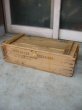 画像1: ウッドボックス　木箱　蓋付き　U.S　ミリタリー　アーミー　ストレージボックス　アドバタイジング　アンティーク　ビンテージ (1)