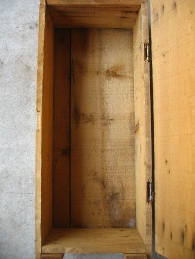 画像2: ウッドボックス　木箱　蓋付き　U.S　ミリタリー　アーミー　ストレージボックス　アドバタイジング　アンティーク　ビンテージ