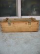 画像4: ウッドボックス　木箱　蓋付き　U.S　ミリタリー　アーミー　ストレージボックス　アドバタイジング　アンティーク　ビンテージ (4)