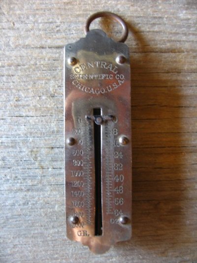 画像2: 1890’S 1900'S 1910'S　バネ秤　計量器　吊り下げ式秤　スケール　メタル　ディスプレイに　アンティーク　ビンテージ