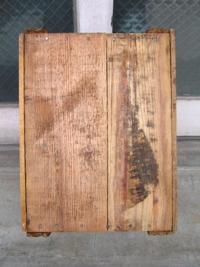 画像2: ウッドボックス　木箱　INTERSTATE　ストレージボックス　アドバタイジング　アンティーク　ビンテージ