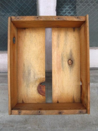 画像1: ウッドボックス　木箱　CLEARLITE　ストレージボックス　アドバタイジング　アンティーク　ビンテージ