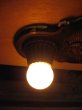 画像3: K様商談中　1910's  20's    ヴィクトリアン　2pcsセット　フラッシュマウント　シーリングランプ　ベアバルブ　2灯  装飾　　チャーム付き　アイアン　鋳物　アンティーク　ビンテージ (3)