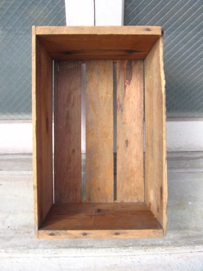 画像1: ウッドボックス　木箱　ストレージボックス　アンティーク　ビンテージ