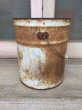 画像5: オイル缶　トラッシュカン　バケツ　バケット　シャビーシック　ダストボックスなどに　ビンテージ　アンティーク (5)