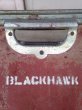 画像9: ボテ箱　ストレージボックス　BLACK HAWK　レッド　シャビーシック　硬質厚紙　メタル　アンティーク　ビンテージ (9)