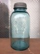 画像8: 1900'S 10'S　Ball perfect MASON jar　half-gallon　ハーフガロン　メイソンジャー　グラスジャー　保存瓶　蓋付き　王冠　アンティーク　ビンテージ (8)
