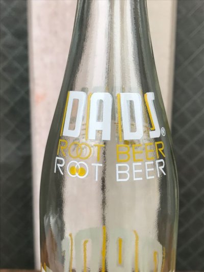 画像1: ガラスボトル　ルートビア　rootbeer　DAD'S　クリアガラス　アンティーク　ビンテージ
