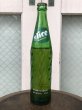 画像1: デッドストック　中身入り　未開封　アメリカ　SODA BOTTLE　ソーダボトル　ポップボトル　中身入り　ガラス瓶　SLICE　クリアガラス　アンティーク　ビンテージ (1)