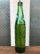 画像4: デッドストック　中身入り　未開封　アメリカ　SODA BOTTLE　ソーダボトル　ポップボトル　中身入り　ガラス瓶　SLICE　クリアガラス　アンティーク　ビンテージ (4)