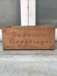 画像4: ウッドボックス　Season's Greetings　木箱　ストレージボックス　アンティーク　ビンテージ (4)