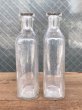 画像3: 19世紀　1860’S 70'S 80'S　メディスンボトル　5本セット　瓶　クリアガラス　アンティーク　ビンテージ (3)