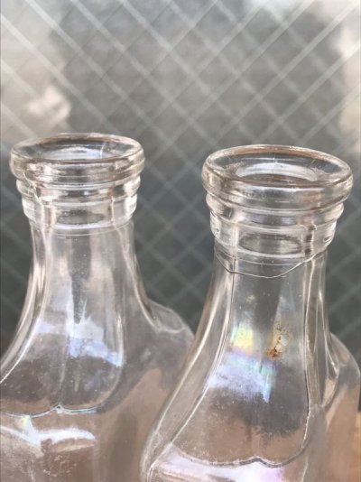 画像1: 19世紀　1860’S 70'S 80'S　メディスンボトル　5本セット　瓶　クリアガラス　アンティーク　ビンテージ