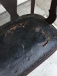 画像4: 19世紀　1850'S 1860'S 1870'S　LOVE SEAT　２シーター　木製ベンチ　LION HEAD 装飾　ライオンヘッド　レザー　シャビーシック　店舗什器　アンティーク　ビンテージ (4)