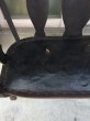画像5: 19世紀　1850'S 1860'S 1870'S　LOVE SEAT　２シーター　木製ベンチ　LION HEAD 装飾　ライオンヘッド　レザー　シャビーシック　店舗什器　アンティーク　ビンテージ (5)