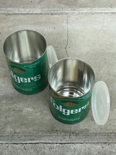 画像3: ティン缶　4個セット　FOLGERS COFFEE　アンティーク　ビンテージ