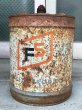 画像4: ガソリン缶　FS　オイル缶　シャビーシック　大型　アンティーク　ビンテージ (4)