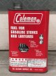 画像2: 1960’S　レア　ティン缶　ホワイトガソリン　fuel　コールマン　Coleman　200a　ビンテージ　アンティーク (2)