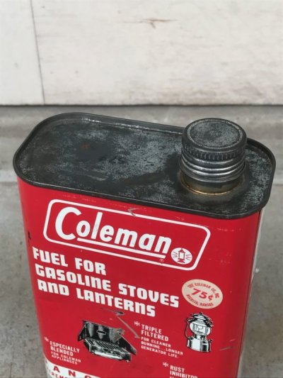 画像2: 1960’S　レア　ティン缶　ホワイトガソリン　fuel　コールマン　Coleman　200a　ビンテージ　アンティーク