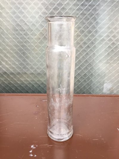 画像1: 1890’S~1940'S　ガラスボトル　バラエティ3本セット　瓶　一輪挿し　フラワーベース　クリアガラス　ミルクボトル　ソーダボトル　ビーカー　アンティーク　ビンテージ