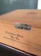 画像4: シガー木箱　BERING　Cuesta-Rey　葉巻　タバコ　シガーボックス　ギター　アクセサリーケース　アドバタイジング　ビンテージ　アンティーク (4)