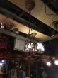 画像7: 1900'S 1910'S　シーリングライト　ベアバルブ　シャンデリア　5灯　装飾　真鍮　アイアン　アンティーク　ビンテージ (7)