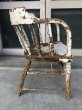 画像3: 1880'S 1890'S 1900's　シャビーシック　アームチェア　ビクトリアン　ウッドチェアー　椅子　ペンキ　ホワイト　ペイント　ビンテージ　アンティーク (3)
