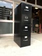 画像2: アイアンドロワー　HON　メタル ストレージ　オフィス　ファイリングキャビネット　Metal storage　4段　ブラック　大型　インダストリアル　アンティーク　ビンテージ (2)