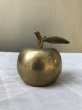 画像4: ハンドベル　ソリッドブラス　Apple hand bell　呼び鈴　真鍮　りんご　アップル　アンティーク　ビンテージ (4)
