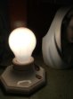 画像1: 1930'S 40’S　レセプタクル　ポーセリンライト　オクタゴンシェイプ　キーレス　ウォールマウント&シーリングマウント　フラッシュマウント　1灯　スモールサイズ　アンティーク　ビンテージ (1)