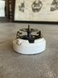 画像13: 1910'S 20'S    アーリーエレクトリック　アメリカ製　サーフェイススイッチ　PERKINS　中型　ロータリースイッチ　ターンスイッチ　ブラス　ニッケルメッキ　ON/OFF　ポーセリン　アンティーク　ビンテージ (13)