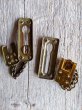 画像3: 1940’S 50'S　サーフェイスロック　ドアチェーン　ドアファスナー　ロック　CHAIN DOOR FASTENERS　鍵　スチール　アイアン　真鍮メッキ　アンティーク　ビンテージ (3)