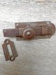 画像4: 1910'S 20'S　BARREL BOLT　大型　デッドボルト　サーフェイスロック　錠　アイアン　インダストリアル　アンティーク　ビンテージ (4)